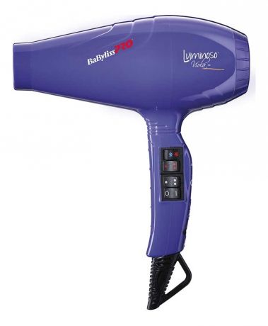 Фен для волос Luminoso Ionic 2100W (2 насадки): Фиолетовый BAB6360IPE