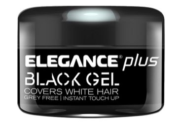 Гель для окрашивания седых волос Plus Covers White Hair Black Gel: Гель 100мл