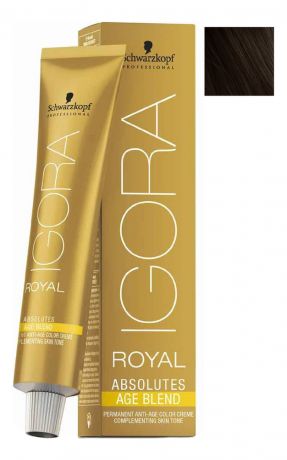 Крем-краска для волос Igora Royal Absolutes Age Blend 60мл: 7-710 Medium Blonde Copper Cendre