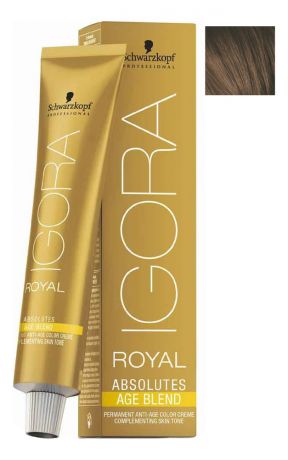 Крем-краска для волос Igora Royal Absolutes Age Blend 60мл: 6-460 Dark Blonde Beige Chocolate