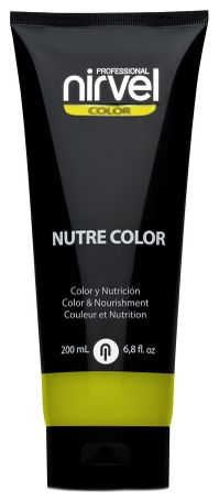 Гель-маска для окрашивания волос Nutre Color 200мл: Lemon