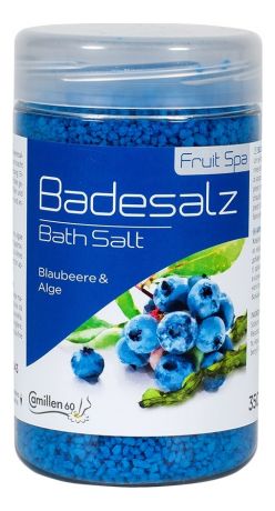 Соль для ножных ванн укрепляющая Черника и водоросли Badesalz Blaubeere-Alge: Соль 350г