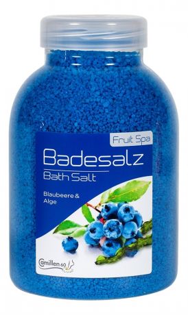 Соль для ножных ванн укрепляющая Черника и водоросли Badesalz Blaubeere-Alge: Соль 1350г