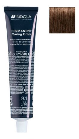 Стойкая крем-краска для волос Permanent Caring Color 60мл: 6.83 Темный русый шоколадный золотистый