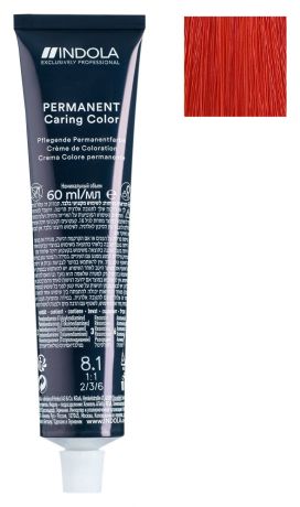 Стойкая крем-краска для волос Permanent Caring Color 60мл: 0.66 Красный микстон