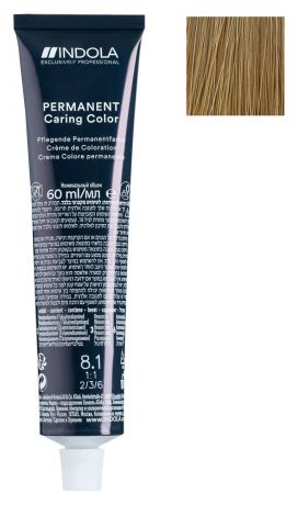 Стойкая крем-краска для волос Permanent Caring Color 60мл: 8.03 Светлый русый натуральный золотистый