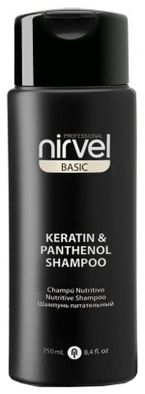 Шампунь для волос питательный с кератином и пантенолом Basic Keratin & Panthenol Shampoo: Шампунь 250мл