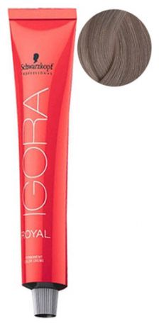 Крем-краска для волос Igora Royal Permanent Color Creme 60мл: 9,5-1 Platinum Blonde Cendre