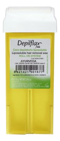 Воск в картридже Аюрведа Ayurveda Liposoluble Hair Removal Wax 110г (прозрачный)