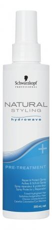 Спрей-уход перед химической завивкой волос Natural Styling Pre-Treatment+ Repair & Protect 200мл