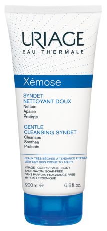 Мягкий очищающий гель для сухой кожи лица Xemose Syndet Nettoyant Doux: Гель 200мл