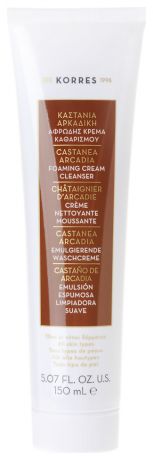 Очищающий крем-пенка для умывания с экстрактом каштана Castanea Arcadia Foaming Cream Cleanser 150мл