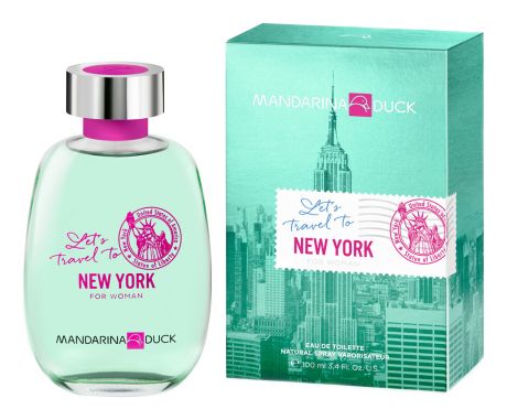 Mandarina Duck Let`s Travel To New York For Woman: туалетная вода 100мл