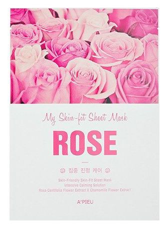 Тканевая для лица с экстрактом розы My Skin-Fit Sheet Mask Rose 25мл