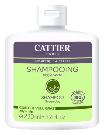 Шампунь для волос с зеленой глиной Shampooing Argile Verte 250мл