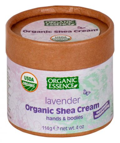 Органический крем для рук и тела Organic Shea Cream Lavender 114г (лаванда)