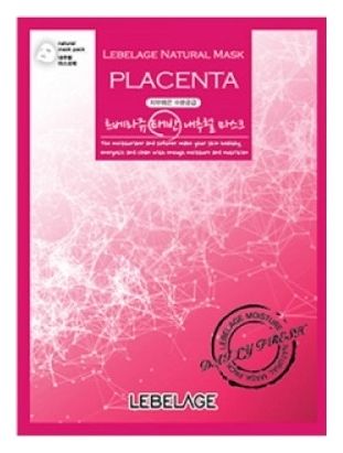 Тканевая маска для лица с плацентой Placenta Natural Mask 23мл