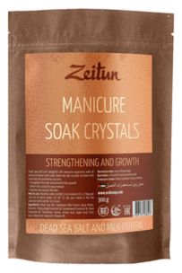 Соль Мертвого моря для маникюрных ванночек с молочными протеинами Manicure Soak Crystals 300г