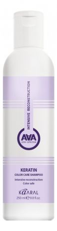 Кератиновый шампунь для окрашенных и химически обработанных волос AAA Keratin Color Care Shampoo : Шампунь 250мл
