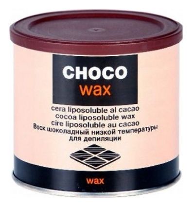 Теплый воск для депиляции шоколад Choco Wax Cocoa Liposoluble: Воск 400мл