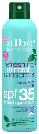 Солнцезащитный спрей для тела Refreshing Mineral Sunscreen SPF35 177мл