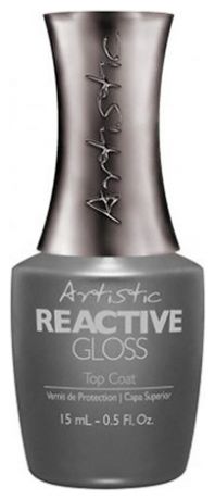 Недельное верхнее покрытие Revolution Reactive Gloss Top Coat 15мл