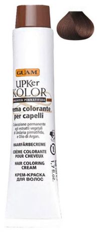 Краска-уход для волос UPKer Kolor 50мл: 5.38 Светло-каштановый янтарный