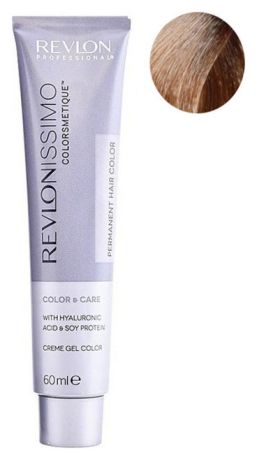 Стойкая краска для волос Revlonissimo Colorsmetique Color & Care 60мл: 8.23 Светлый блондин переливающийся золотистый