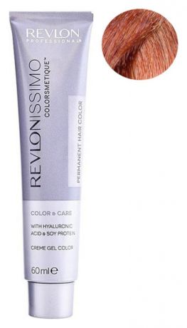 Стойкая краска для волос Revlonissimo Colorsmetique Color & Care 60мл: 7.45 Блондин медно-махагоновый