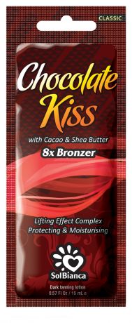 Крем для загара в солярии Chocolate Kiss 8x Bronzer: Крем 15мл
