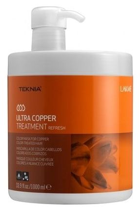 Маска для поддержания медного оттенка окрашенных волос Color Refresh Teknia Saffron Copper Mask: Маска 1000мл