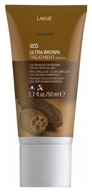 Маска для поддержания оттенка окрашенных волос Teknia Ultra Brown Treatment: Маска 50мл