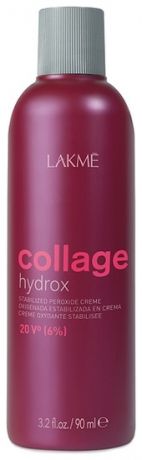 Стабилизированный крем-окислитель для волос 20V 6% Collage Hydrox Stabilized Peroxide Creme: Крем-окислитель 90мл