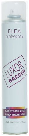 Лак для волос экстрасильной фиксации Luxor Barber Hair Styling Spray Extra Strong Hold 500мл