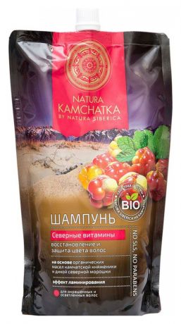Био-шампунь Cеверные витамины Natura Kamchatka 500мл