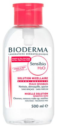 Мицеллярная вода для лица Sensibio H2O Micelle Solution: Вода 500мл (с помпой)