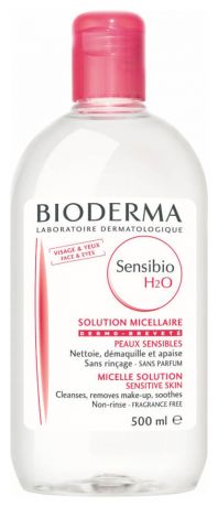 Мицеллярная вода для лица Sensibio H2O Micelle Solution: Вода 500мл