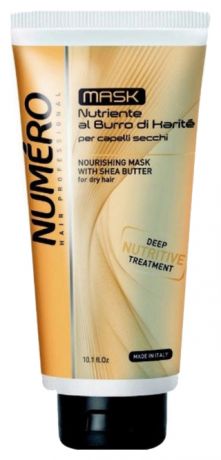 Маска для волос с маслом карите Numero Nourishing Mask With Shea Butter: Маска 300мл