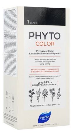 Краска для волос Phyto Color: 1 Черный