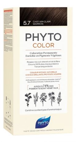 Краска для волос Phyto Color: 5.7 Светлый каштан