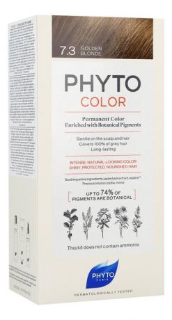 Краска для волос Phyto Color: 7.3 Золотистый блонд