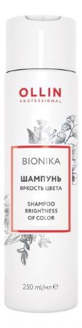 Шампунь для окрашенных волос Яркость цвета Bionika Shampoo For Colored Hair Brightness Of Color 250мл: Шампунь 250мл