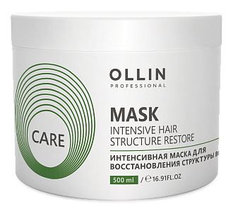 Интенсивная маска для восстановления структуры волос Care Mask Restore Intensive: Маска 500мл