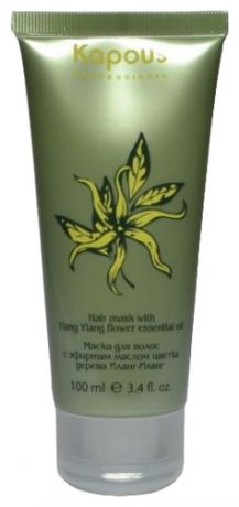 Маска для волос с эфирным маслом цветка Иланг-Иланг Ylang-Ylang Flowers Essential Oil 100мл