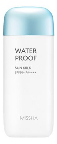 Водостойкое солнцезащитное молочко для лица и тела All-Around Safe Block Waterproof Sun Milk SPF50+ PA+++: Молочко 70мл