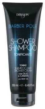 Шампунь и гель для душа 2 в 1 Barber Pole Shower Shampoo Tonificante 250мл