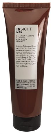 Очищающее средство для волос и тела с экстрактом алоэ вера Man Hair & Body Cleanser 250мл
