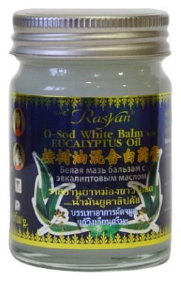 Бальзам для тела с эвкалиптовым маслом Rasyan O-Sod White Balm 50г