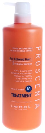Маска по уходу за прямыми волосами Proscenia Treatment M For Colored Hair: Маска 980г