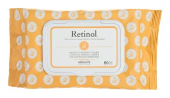 Салфетки для снятия макияжа Cleansing Tissue Retinol 50шт